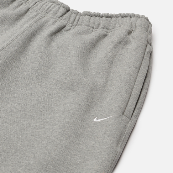 Мужские брюки Nike NRG Solo Swoosh Fleece Dark Grey Heather/White
