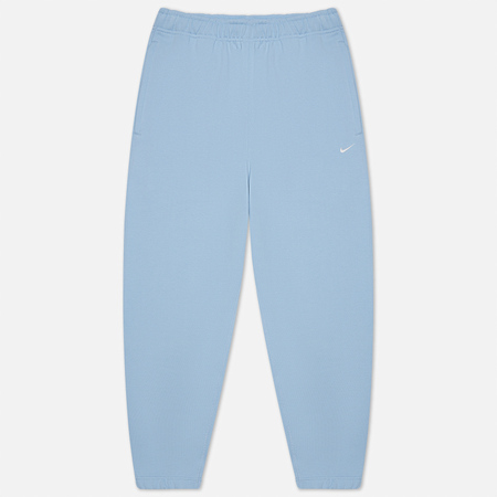 Мужские брюки Nike NRG Solo Swoosh Fleece, цвет голубой, размер XS