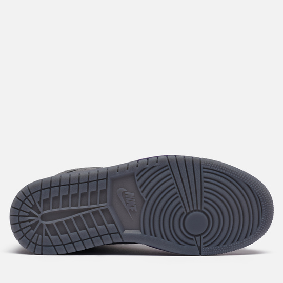 Женские кроссовки Jordan x Sheila Rashid Wmns Air Jordan 1 Mid SE Unite Cool Grey/Cool Grey/Field Purple