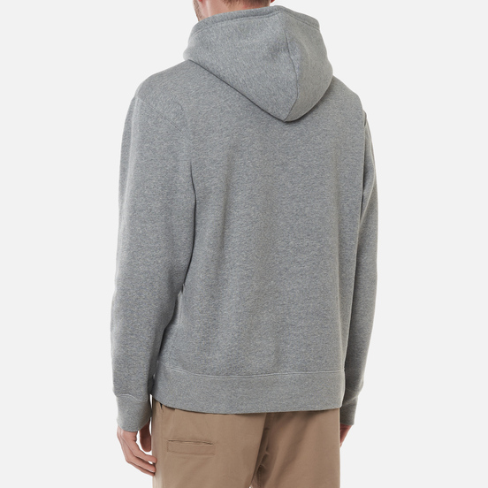Мужская толстовка Nike SB Icon Essential Logo Hoodie Dark Grey Heather/Black