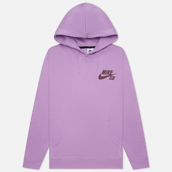 Мужская толстовка Nike SB Icon Essential Logo Hoodie Violet Star/Dark Wine