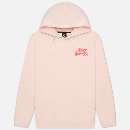 Мужская толстовка Nike SB Icon Essential Logo Hoodie, цвет розовый, размер M