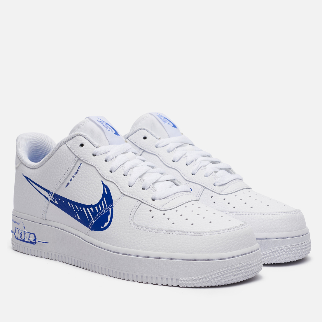 air force one sketch blue