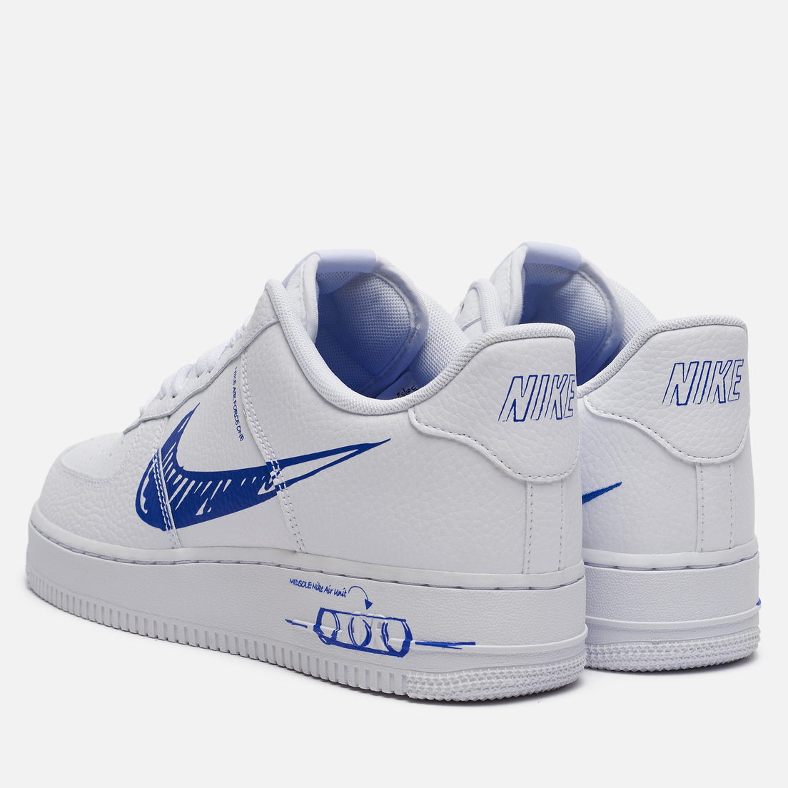 Nike Мужские кроссовки Air Force 1 Low Utility Sketch Pack