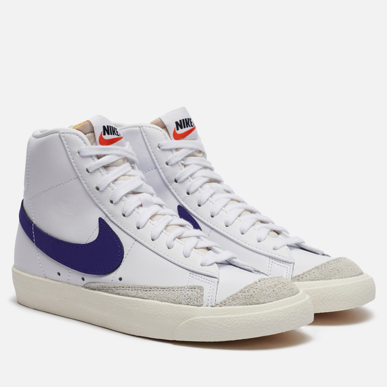 Женские кроссовки Nike Blazer Mid 77 White/Voltage Purple/Sail
