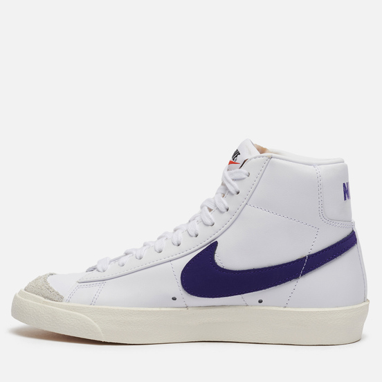 Женские кроссовки Nike Blazer Mid 77 White/Voltage Purple/Sail