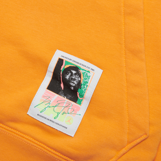 Мужская толстовка Jordan Sport DNA Washed Pullover Hoodie Atomic Orange