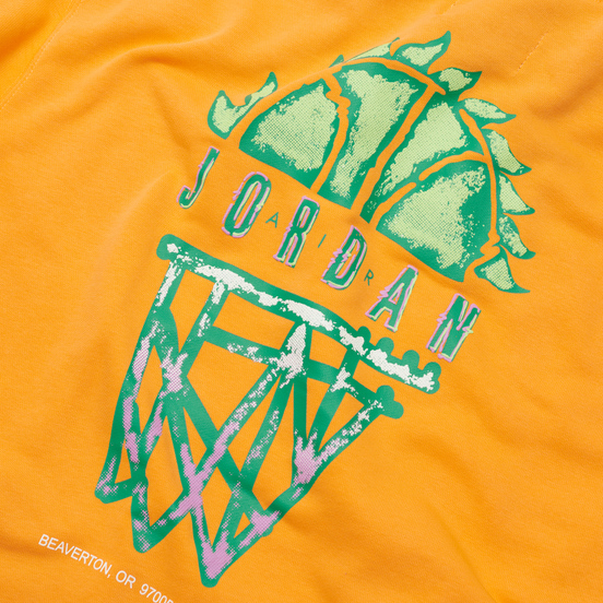 Мужская толстовка Jordan Sport DNA Washed Pullover Hoodie Atomic Orange