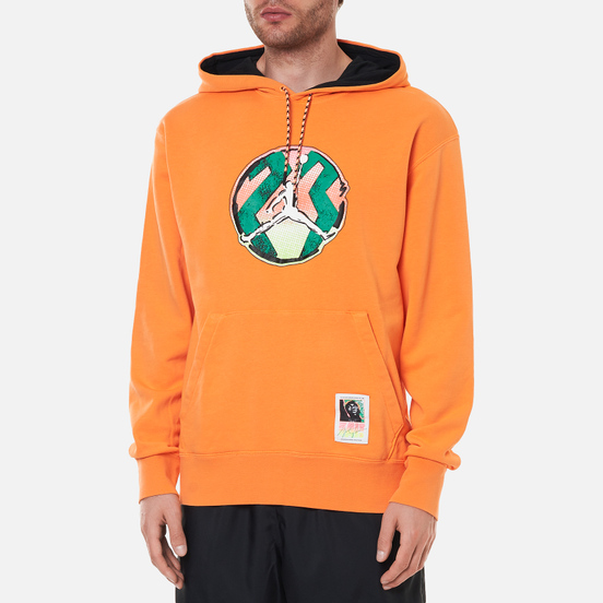 Мужская толстовка Jordan Sport DNA Washed Pullover Hoodie Atomic Orange