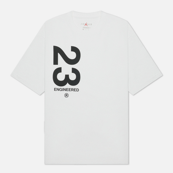 Мужская футболка Jordan 23 Engineered 85 Wordmark Crew Neck White
