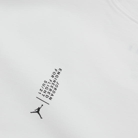 Мужская футболка Jordan 23 Engineered 85 Wordmark Crew Neck White
