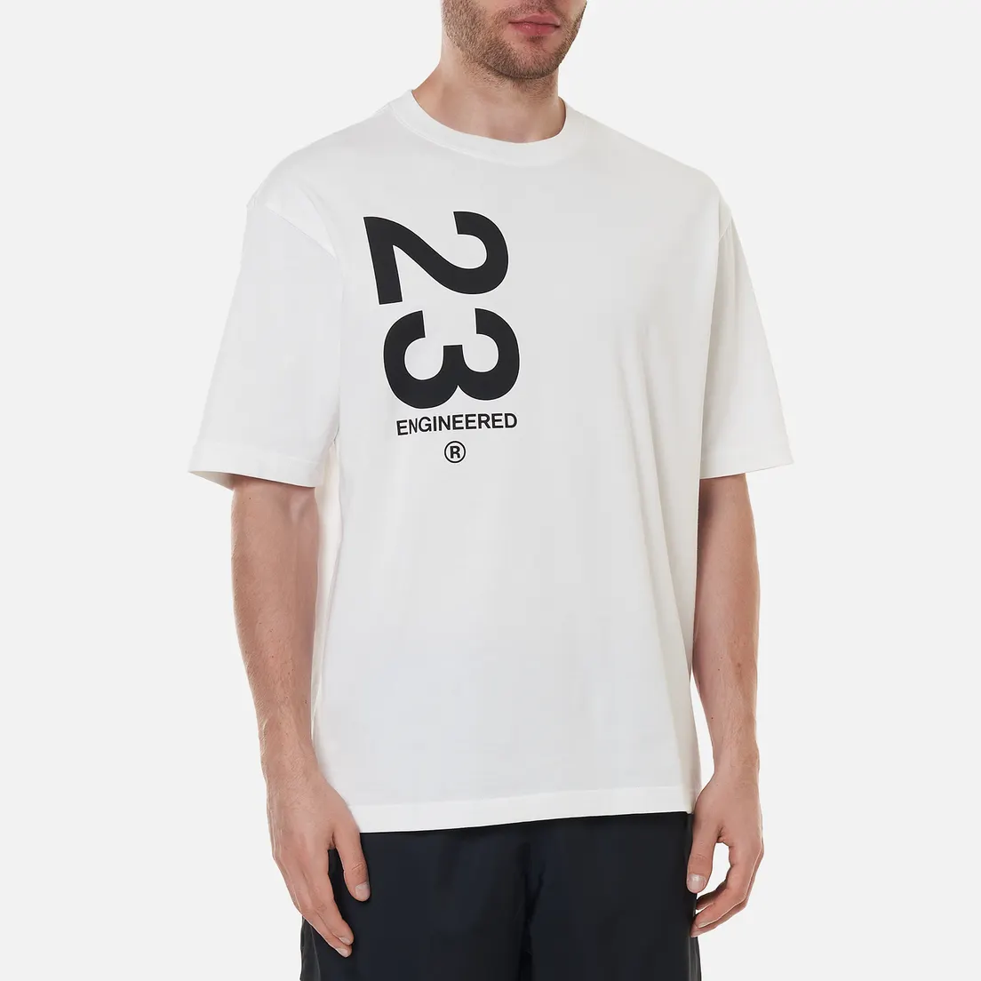 Jordan Мужская футболка 23 Engineered 85 Wordmark Crew Neck