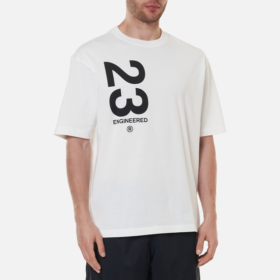 Мужская футболка Jordan 23 Engineered 85 Wordmark Crew Neck White