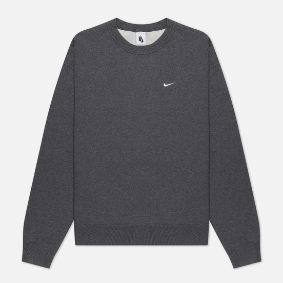 Мужская толстовка Nike NRG Washed Crew Charcoal Heathr/White