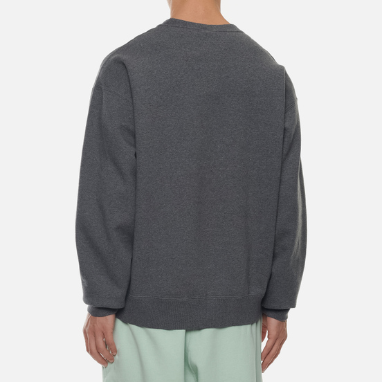 Мужская толстовка Nike NRG Washed Crew Charcoal Heathr/White