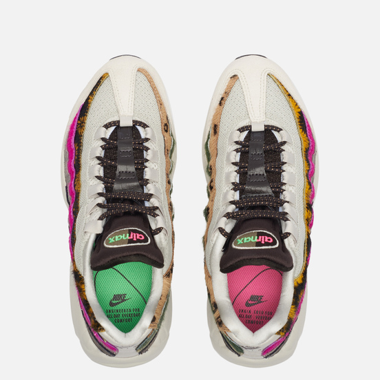 Женские кроссовки Nike Air Max 95 Premium Daisy Chain Light Bone/White/Velvet Brown/Olive Grey