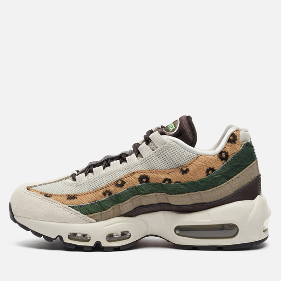 Женские кроссовки Nike Air Max 95 Premium Daisy Chain Light Bone/White/Velvet Brown/Olive Grey