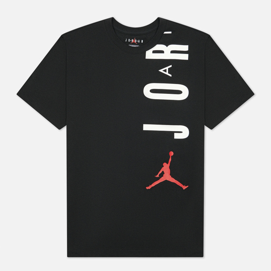 Мужская футболка Jordan Air Stretch Crew Black/White/Gym Red