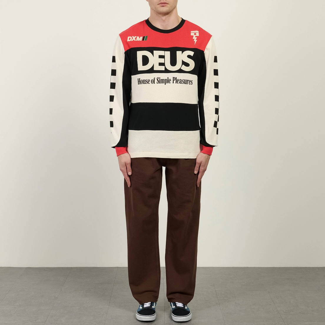 Deus Ex Machina Мужской лонгслив Vilander Moto Jersey