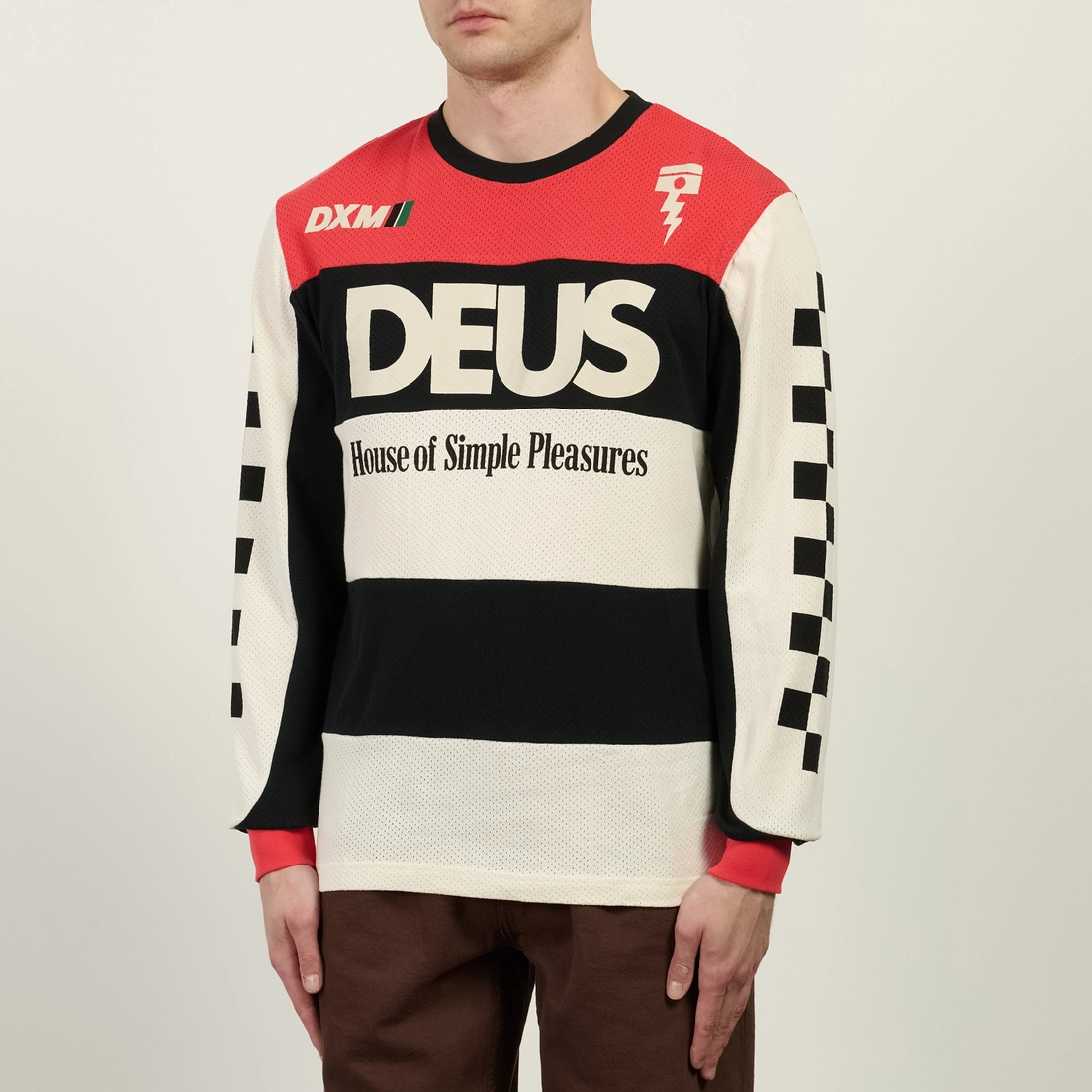 Deus Ex Machina Мужской лонгслив Vilander Moto Jersey