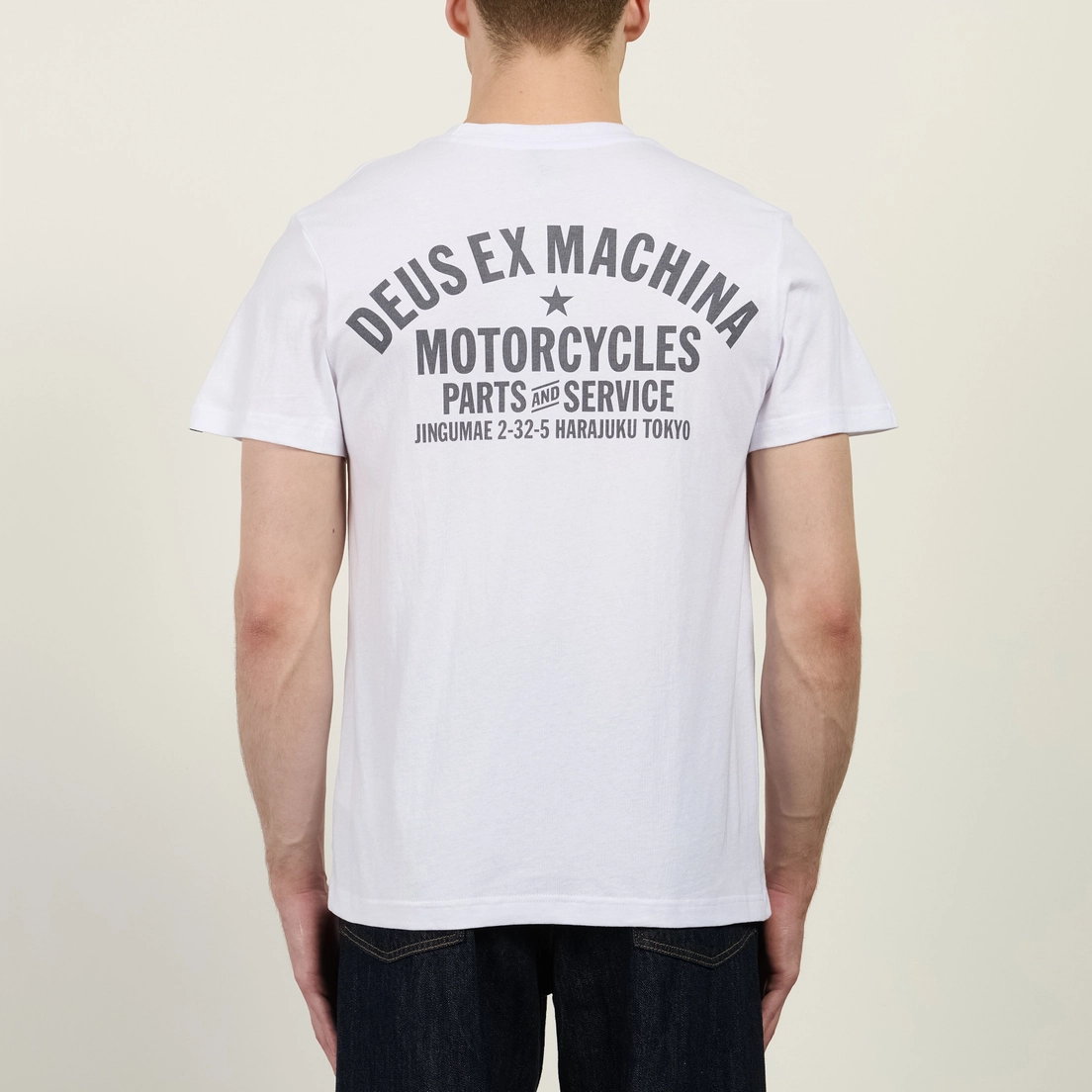 Deus Ex Machina Мужская футболка Harajuku Address