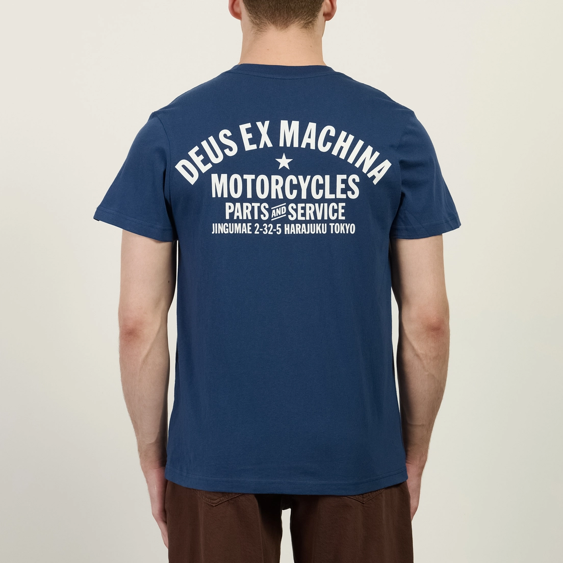 Deus Ex Machina Мужская футболка Harajuku Address