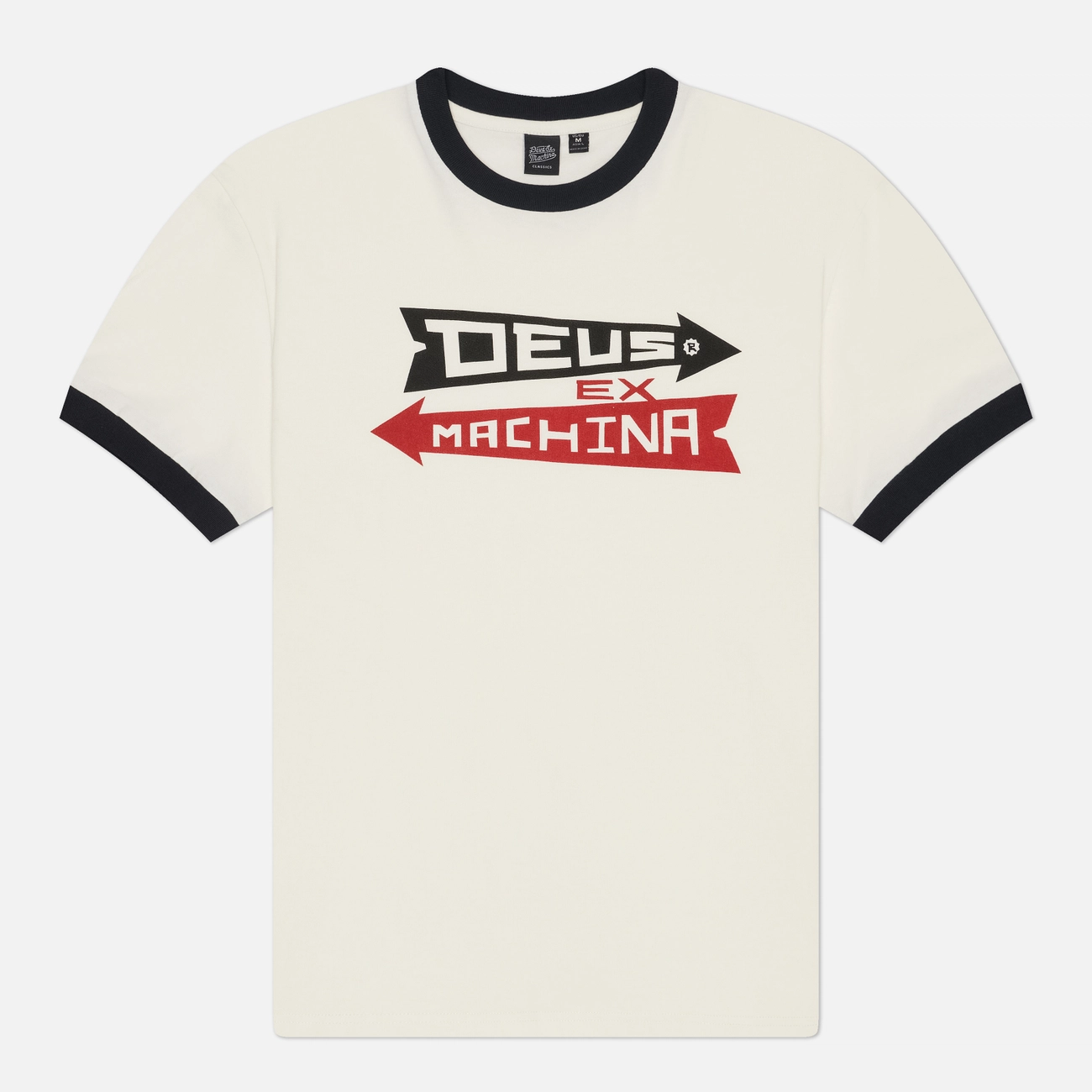 FLUX ✖︎Deus ex Machina SR Mサイズ Мужская футболка Deus Ex Machina Arrows Ringer, D261MTS152-012