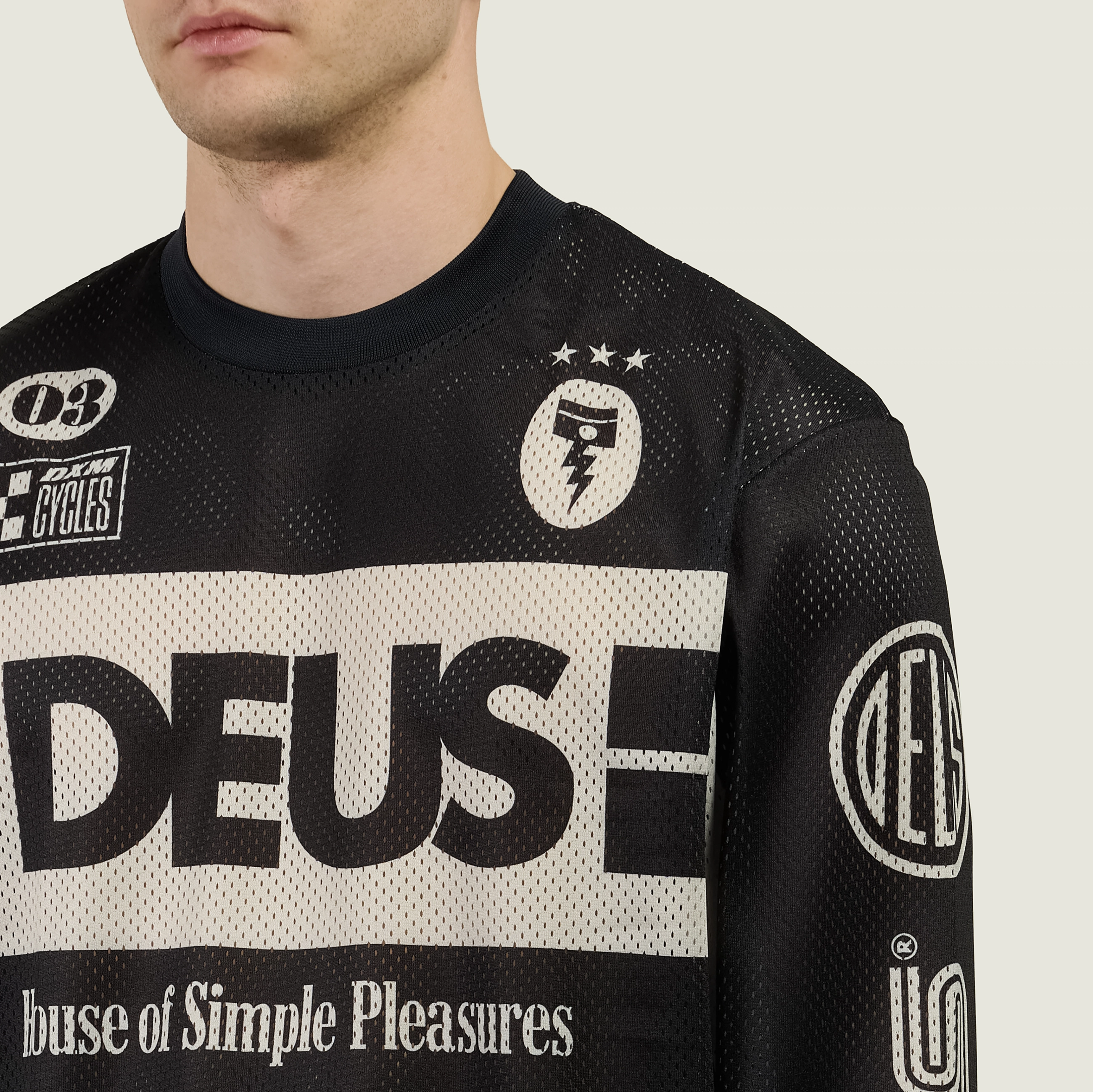 FLUX ✖︎Deus ex Machina SR Mサイズ Мужской лонгслив Deus Ex Machina Off Road MX Jersey 2.0