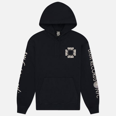 Мужская толстовка Deus Ex Machina Defacto Hoodie, цвет чёрный, размер XL