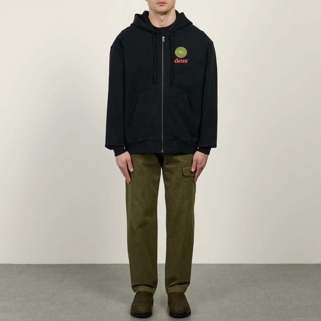 Deus Ex Machina Мужская толстовка Strata Zip Hoodie