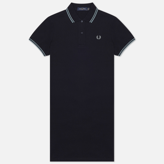 Женское платье Fred Perry Twin Tipped Navy/Silver Blue/Silver Blue