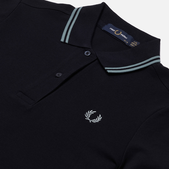 Женское платье Fred Perry Twin Tipped Navy/Silver Blue/Silver Blue