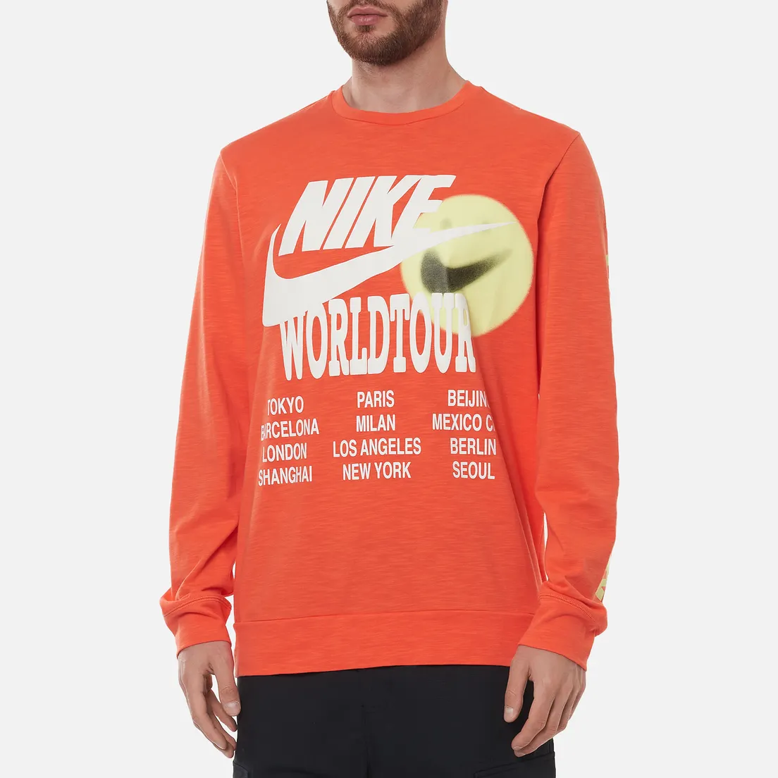 Nike Мужской лонгслив LS World Tour