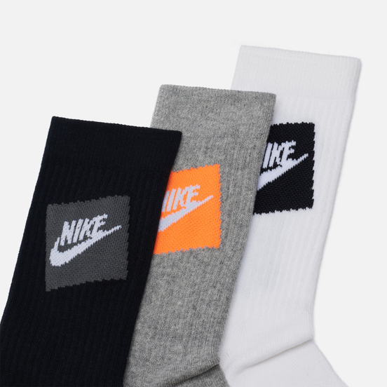 Комплект носков Nike 3-Pack Everyday Essential White/Black/Grey