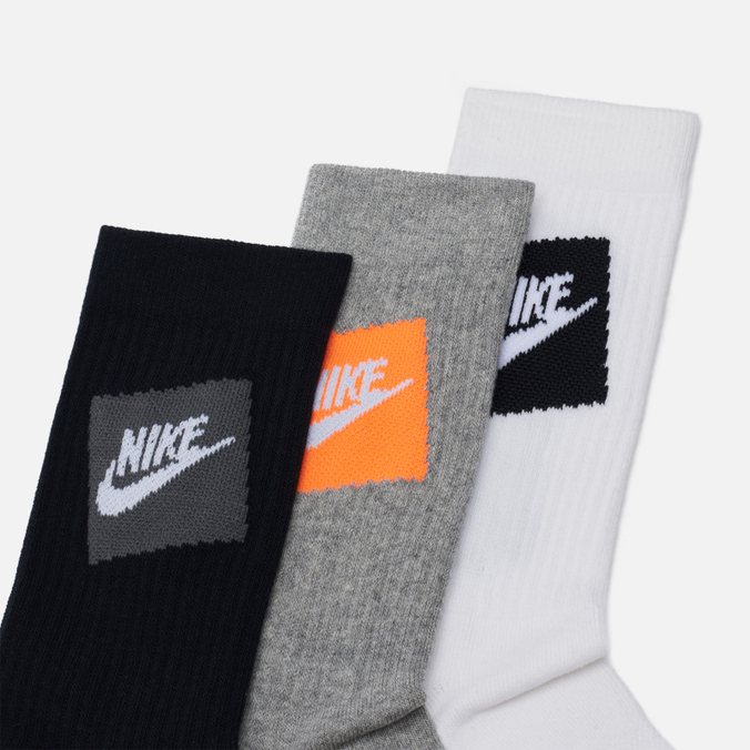 Комплект носков Nike, цвет комбинированный, размер 42-46 DA2583-903 3-Pack Everyday Essential - фото 2