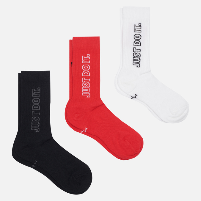 Комплект носков Nike, цвет комбинированный, размер 38-42