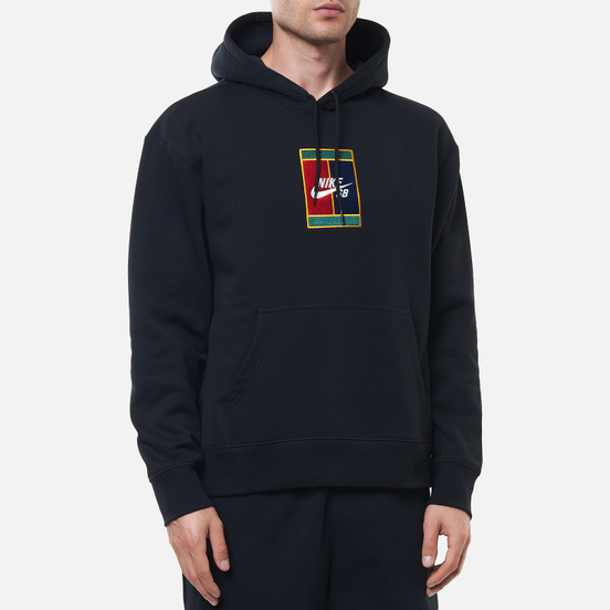 Мужская толстовка Nike SB Graphic Skate Hoodie Black/Black