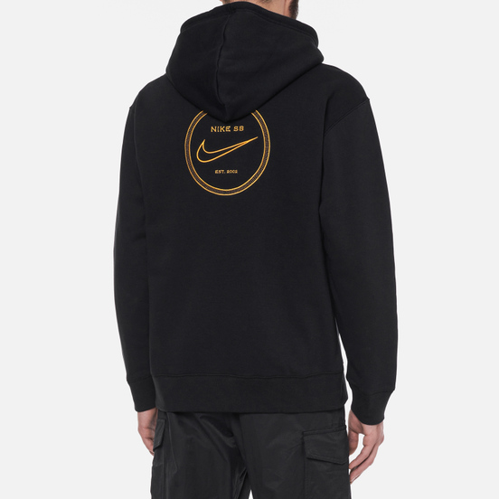 Мужская толстовка Nike SB HBR Graphic Hoodie Black/Gold/Gold