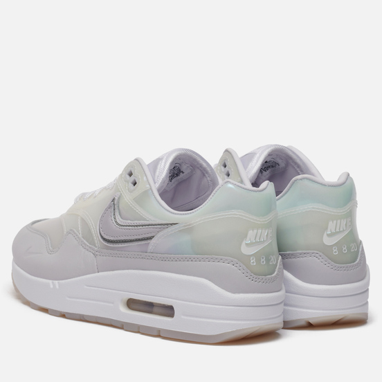 Женские кроссовки Nike Air Max 1 SNKRS Day White/Pure Platinum/Metallic Silver