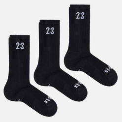 Комплект носков Jordan 3-Pack Essential Crew Black/White