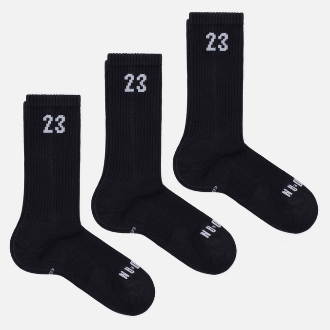 Комплект носков Jordan, цвет чёрный, размер 42-46