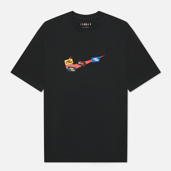 Мужская футболка Jordan Jumpman 85 Crew Black/Gym Red/Gym Red