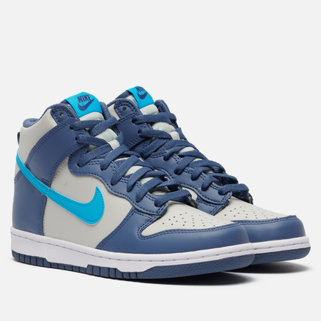 фото Кроссовки nike dunk high gs, цвет синий, размер 35.5 eu