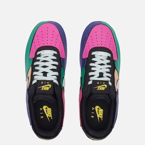 Кроссовки Nike Air Force 1/1 Multi-Color Black/Barely Grey/Lethal Fuchsia
