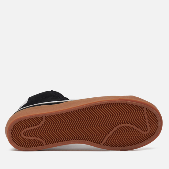 Женские кроссовки Nike Blazer Mid 77 Suede Black/White/Gum Med Brown/Total Orange