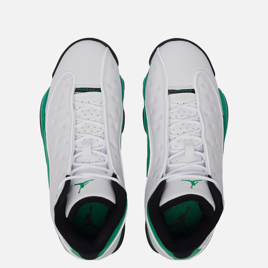 Мужские кроссовки Jordan Air Jordan 13 Retro White/Lucky Green/Black