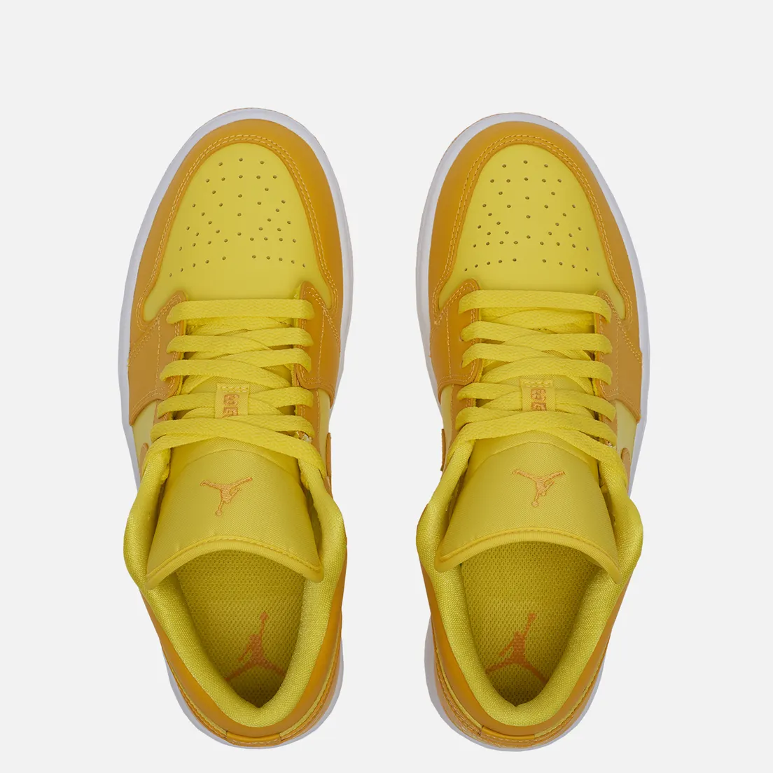 Jordan Мужские кроссовки Wmns Air Jordan 1 Low Yellow Strike