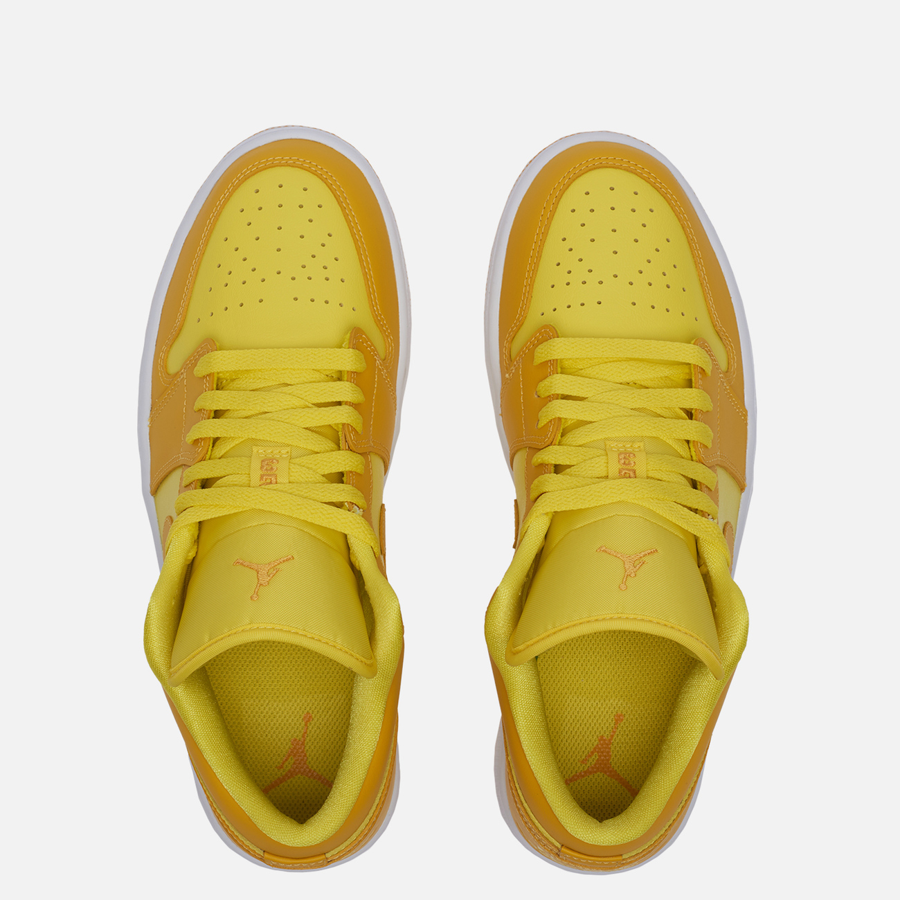 yellow strike jordan 1