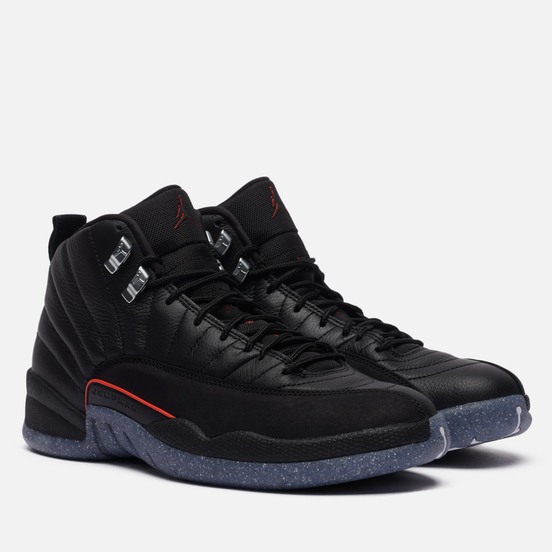 Мужские кроссовки Jordan Air Jordan 12 Retro Black/Black/Bright Crimson/White