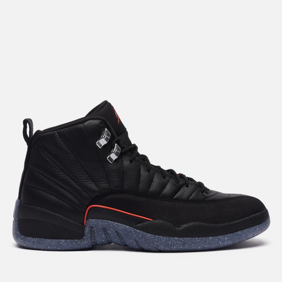 Мужские кроссовки Jordan Air Jordan 12 Retro Black/Black/Bright Crimson/White